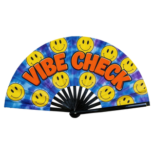 Abanico Plegable Grande de Papel Impreso por Ambos Lados con Logotipo Personalizado de Alta Calidad, Efecto de Estampado en Dorado y Negro, Promoción de Marca - Product Image 2