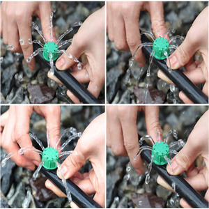 Système d'irrigation goutte à goutte goutte-à-goutte <span class=keywords><strong>réglable</strong></span> goutte-à-goutte <span class=keywords><strong>en</strong></span> <span class=keywords><strong>ligne</strong></span> 0-70l/h 8 trous pour l'irrigation et l'arrosage - Product Image 4