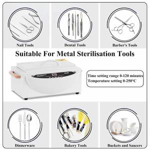 Hochtemperatur-Tischsterilisator Reinigungsbox 300W Trockenhitze-Desinfektion 2L Touchscreen-Timer Spa Salon Schönheit Haarpflege - Product Image 2
