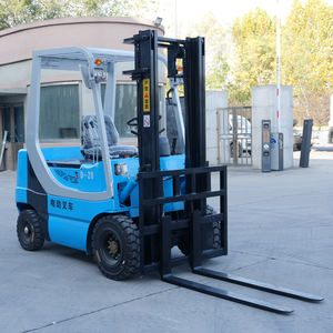 Многофункциональный полностью гидравлический вилочный погрузчик EACHAN для склада, 2-тонный электрический погрузчик для подъема контейнерных грузов - Product Image 1