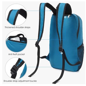 Sacs à dos pliables ultralégers pour l'escalade en plein air, <span class=keywords><strong>sac</strong></span> à dos <span class=keywords><strong>de</strong></span> <span class=keywords><strong>sport</strong></span> en polyester 15L, imperméable, pliable, léger, pour la <span class=keywords><strong>randonnée</strong></span> - Product Image 4