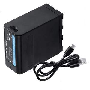 13400mAh NP-F990 배터리 Yongnuo Godox LED 비디오 라이트 배터리 소니 카메라 USB 유형 C 충전 포트 - Product Image 1