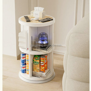 1PC Étagère à livres pliable en plastique <span class=keywords><strong>de</strong></span> conception moderne et grande capacité pour salon - Product Image 4