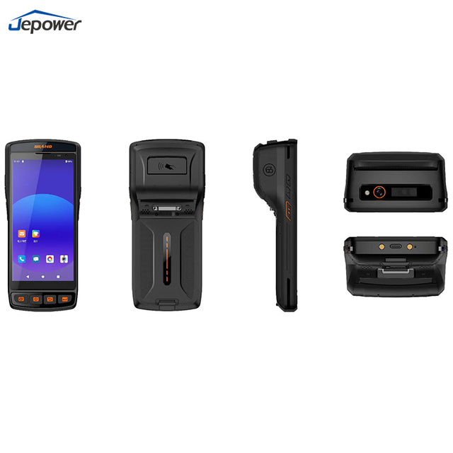 4+64GB Android 12 PDA Smart Terminal Handheld 2D Barcode Scanner with RFID NFC GMS WIFI 5.5-Inch Rugged Stock for Industrial Use