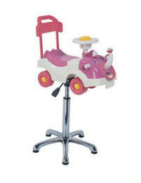 Mobilier moderne de salon de coiffure pour enfants de Guangzhou chaise de barbier en plastique réglable avec fonction de sécurité chaise haute pour <span class=keywords><strong>bébé</strong></span> équipement de salon de coiffure - Product Image 5