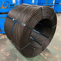 Harga Pabrik Baja Prestressing 12.7mm ASTM A416 PC Strand untuk Konstruksi