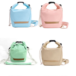 Cloud Roll Camera Bag Nylon Crossbody Bag For DSLR SLR Mirrorless Camera Travel Storage Accessories Solid Color Handbag - Product Image 1