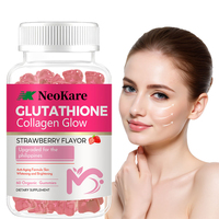 Gummies de collagène au glutathion en marque blanche OEM – Complément de beauté éclaircissant à la vitamine C pour femmes adultes – Éclat naturel