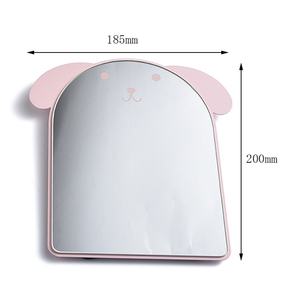 Popular Pink Cute Dog Kids Desktop Dressing Metal <b>Foldable</b> <b>Table</b> Cosmetic Makeup Mirror - Product Image 6