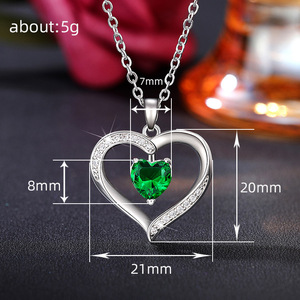 Collana con Ciondolo a Cuore per Donna, Stile Minimalista Hip Hop, Gioielli alla Moda - Product Image 5