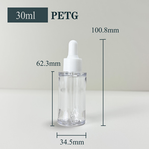 PETG huyết thanh chai với ống nhỏ giọt <span class=keywords><strong>30ml</strong></span> dầu Huyết thanh chai <span class=keywords><strong>30ml</strong></span> nhựa PETG chai cho dầu - Product Image 2