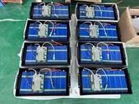 Ev enerji sistemi için şarj edilebilir Lifepo4 pil 12V 24V 36V 48V 50Ah 200200ah 300Ah 400Ah lityum bms'li pil