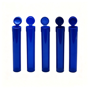 Tube en plastique rond PP personnalisé OEM ODM de 117 mm avec couvercle à clapet, fabricant d'origine, contenant cosmétique à ouverture facile - Product Image 2