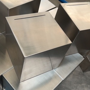 Tirelire CNC en acier inoxydable, tirelières pour adultes, tirelire à pièces, ne peut pas être retirée - Product Image 1