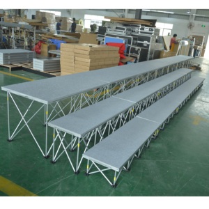 เวทีอลูมิเนียมแบบยืดหยุ่นสำหรับตกแต่งงานแต่งงานในร่ม - Product Image 6