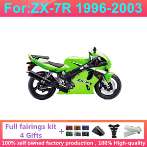 Kit Completo de Carenado para Motocicleta Compatible con <span class=keywords><strong>KAWASAKI</strong></span> <span class=keywords><strong>NINJA</strong></span> ZX750 <span class=keywords><strong>ZX7R</strong></span> ZX-7R 1996 1997 1998 <span class=keywords><strong>1999</strong></span> 2000 2001 2002 2003 - Product Image 4