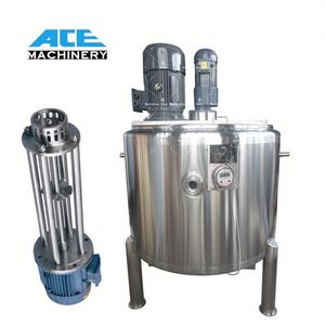 Tanque Mezclador Homogeneizador de Acero Inoxidable de 1000L, Personalizado de Fábrica, de Alta Velocidad, Tipo Sellado, para Emulsiones, Protectores Solares y Gel Limpiador - Product Image 3
