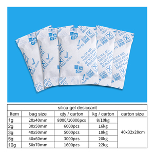 石油添加剂用免费样品透明硅胶包吸水珠特卫强食品级干燥剂包 - Product Image 2