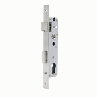 LIONSHIELD - Vente en gros usine - Corps de serrure à mortaise durable en alliage de zinc 2585, 22*240mm, à clé, installation facile, pour intérieur (Chine)