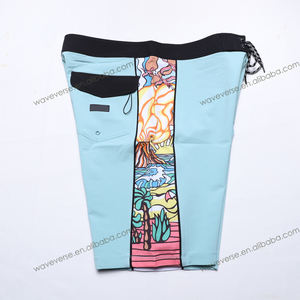 Customised New Boys Sports Boardshorts Waterproof Breathable Four-side Elastic Fabric <strong>Swim</strong> Trunks Swimwear Beach <strong>Skorts</strong> - Product Image 4
