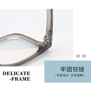 Montures de lunettes de vue Danyang Square Full-Frame 28020, légères en TR90, verres en résine pour hommes - Product Image 5