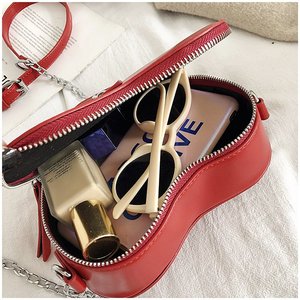 New Designs <strong>Women</strong> Chain <strong>Bags</strong> Wholesale <strong>Small</strong> PU Leather Messenger <strong>Bag</strong> Mini Cute Girls Heart Cross Body <strong>Shoulder</strong> <strong>Bag</strong> for Girls - Product Image 6
