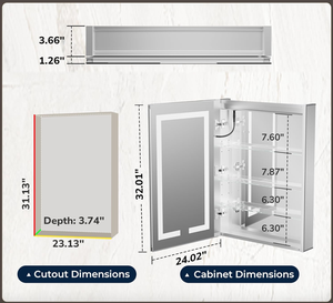 <span class=keywords><strong>Armoire</strong></span> à pharmacie moderne à gradation 3 couleurs <span class=keywords><strong>avec</strong></span> sorties <span class=keywords><strong>de</strong></span> désembuage pour la salle <span class=keywords><strong>de</strong></span> bain, la chambre <span class=keywords><strong>et</strong></span> le salon. - Product Image 6