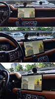 Lecteur DVD de voiture Android 13,3 pouces pour Range Rover Defender avec navigation GPS, radio, Carplay, WiFi, USB