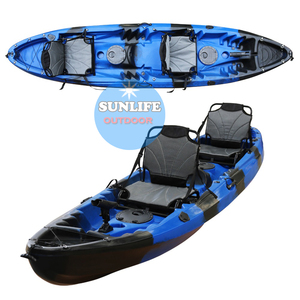 Đa chức năng canoe/<span class=keywords><strong>Kayak</strong></span> 12.3ft New 2 người câu cá <span class=keywords><strong>Kayak</strong></span> mái chèo thư giãn <span class=keywords><strong>Kayak</strong></span> thuyền Float với 2pcs nhôm ghế - Product Image 5