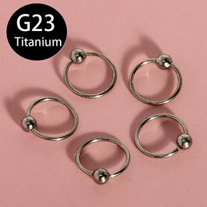 Joyería de Piercing Corporal al por Mayor, Piercing de Titanio G23 ASTM F136, Herradura para Ceja, Hueso, Nariz, Aro para Oreja, Tragus, Cartílago, Hélix - Product Image 5