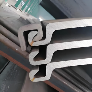 Fournisseur chinois palplanches Type 2 Mhz36-1 Mhz28-2 Au-14 3Z 2U 19.5 Mm d'épaisseur <span class=keywords><strong>béton</strong></span> droit U Type palplanches laminées à chaud - Product Image 4