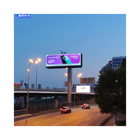 Écran LED fixe extérieur P5 à économie d'énergie, étanche IP65, pour autoroute et bord de route