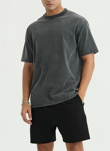 เสื้อยืดคอตตอนวินเทจเนื้อหนัก 280 กรัม แขนสั้น ทรงคอกลม ซักแล้ว ไม่มีลาย คุณภาพสูง ขายส่ง รับสั่งทำเสื้อยืด - Product Image 4