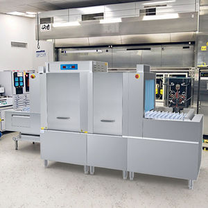 Lave-vaisselle entièrement automatique en acier inoxydable 304, grande capacité, stérilisation à haute température, personnalisable, usage commercial, 500 - Product Image 1