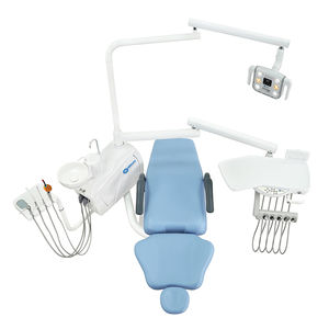 Ekonomis kursi <span class=keywords><strong>Dental</strong></span> <span class=keywords><strong>6</strong></span> lubang, dengan lampu induksi Oral LED kulit PU logam dan sumber daya listrik plastik - Product Image 4