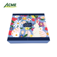Calendrier de l'Avent sur mesure en gros, boîte cadeau de 24 jours, lamination mate, emballage en papier recyclable avec ruban magnétique pour