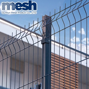 Lỗ VUÔNG 3D cong mạ kẽm hàn dây lưới hàng rào Bảng điều khiển - Product Image 4