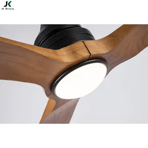 JK ZS-56-23021BK 56 Inch Fan Blade Remote Control Indoor DC Led Decorative Ceiling Fan With Light