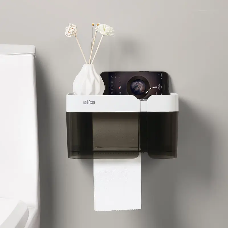 Asciugamano di carta leggero semplicemente in plastica scatola di fazzoletti per il viso a parete, porta asciugamani per il viso, toilette, bagno, scatola di fazzoletti da cucina