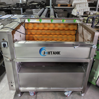 Automatische Fruitschiller Voor Wortelen En Gember Met Fotolijn En Borstelroller Voor Het Reinigen Van Het Wassen Van Peeling-Beste Prijs