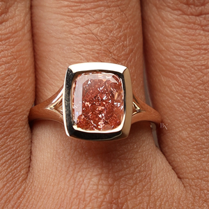 Elegante Anillo de Diamante Cultivado en Laboratorio de 3.3 Quilates para Mujer, Plata, Oro de 10K, Oro de 14K, Oro de 18K, Joyería Fina de Lujo para Compromiso y Boda, Regalo - Product Image 4