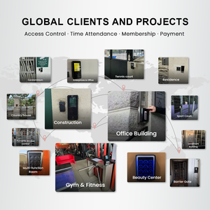 ลินุกซ์หน้าจอสัมผัส POE IP RFID NFC ควบคุมประตูระบบการเข้าถึงพร้อมเครื่องอ่าน DESFire และรหัส QR แบบไดนามิก - Product Image 5