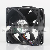Nouveau ventilateur de refroidissement ROHS 24V 48V DC12V 0.70A EC AC 8025 80X80X25MM 8CM à double roulement à billes avec retour d'alarme CPU à quatre fils EFC-08E12W