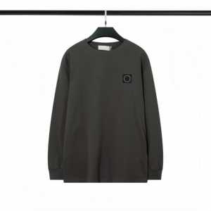 เสื้อสเวตเตอร์คอกลมทรงหลวมสไตล์ลำลองสำหรับผู้ชาย  ปักลายเข็มทิศ  ผ้าฝ้าย 100%  ตกแต่งด้วยหิน  แบรนด์ ST - Product Image 2