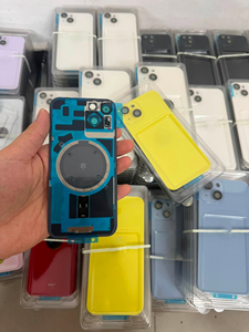 สำหรับ iPhone 14 14 Plus พร้อมกรอบขอบโลหะ แผ่นแม่เหล็ก วงแหวนแม่เหล็ก ผลิตในชิ้นเดียว OEM รูเลนส์กล้อง ขายส่ง - Product Image 1