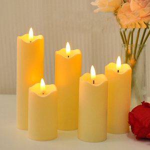 Bougies LED sans <span class=keywords><strong>flamme</strong></span> à piles, supports transparents, effet de <span class=keywords><strong>flamme</strong></span> <span class=keywords><strong>vacillante</strong></span> réaliste, écologiques, pour Diwali, Noël, mariage - Product Image 1