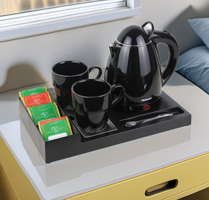 Honeyson отель Электрический чайник из нержавеющей стали и приветствованный отель Электрический поднос - Product Image 5