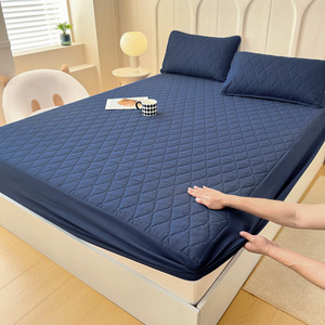 <span class=keywords><strong>Drap</strong></span>-<span class=keywords><strong>housse</strong></span> matelassé imperméable, protège-matelas antidérapant en polyester, protège-lit anti-urine pour chambre, hôtel, usage domestique - Product Image 2