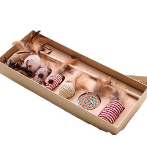 للبيع بالجملة من الشركة المصنعة Lynpet صندوق هدايا 7 <span class=keywords><strong>Cat</strong></span> قماش فاخر وصديقي للقطط والنايلون أفضل لعبة للحيوانات الأليفة على الإطلاق - Product Image 2