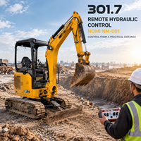 Excavatrice compacte d'occasion 301.7 Année 2022 Plus de 1000 heures de fonctionnement Force de pincement de 16,2 kN Cuve de 0,044 m³ pour la construction